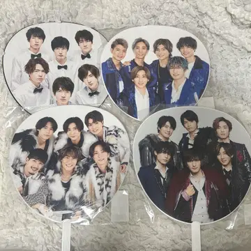 SixTONES 집합 부채 세트 카우콘 부채