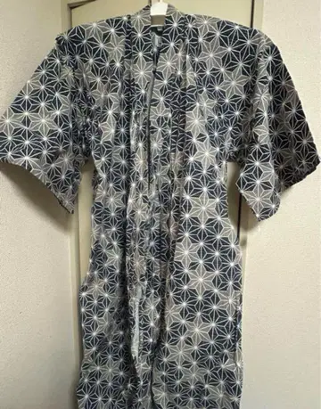 유카타 남성용 린넨 무늬(미사용)