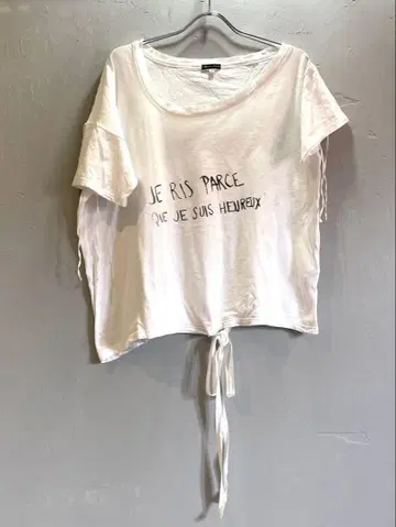 ANN DEMEULEMEESTER 비대칭 디자인 티셔츠