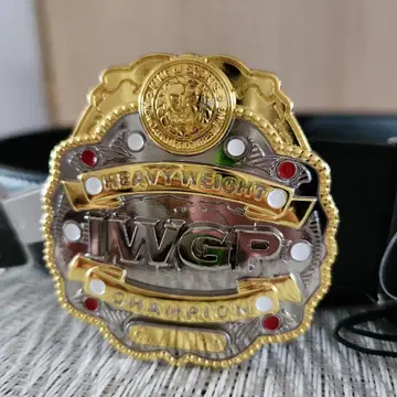 신일본 프로레슬링 4대 IWGP 헤비급 버클 남성용 벨트 롱 타입