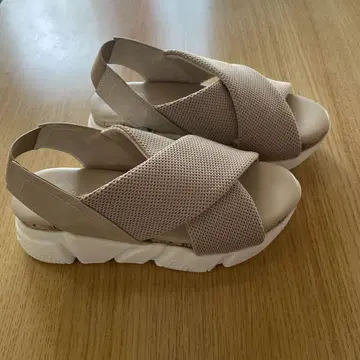 샌들 여성용 통굽
