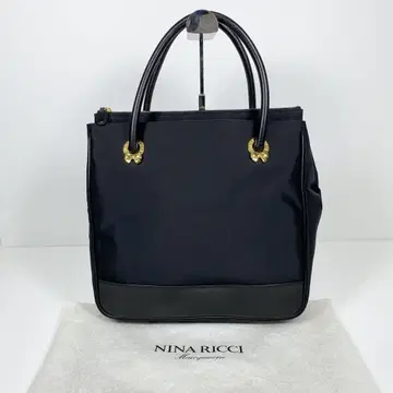 NINA RICCI 니나리치 블랙/골드 핸드백 A4