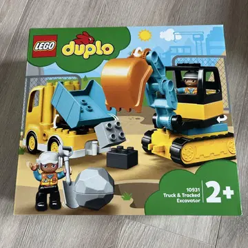레고 듀플로 LEGO 10931 차량 일하는 자동차 트랙 셔블