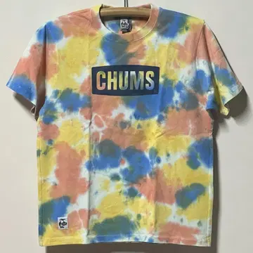 새상품 CHUMS 로고 티셔츠 참스 odm 타이다이