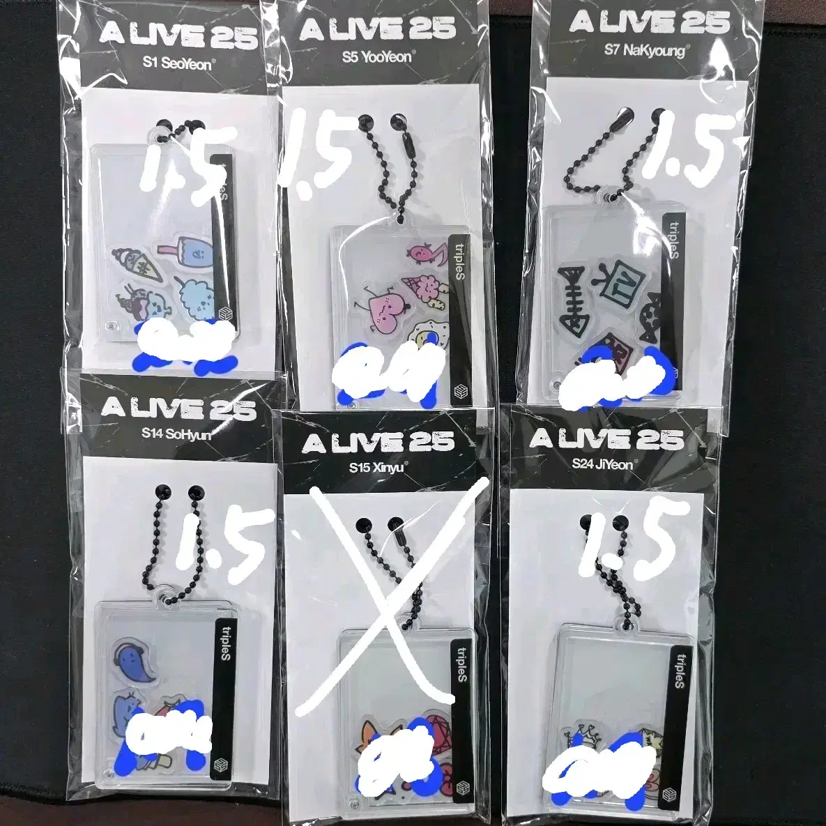 triples Sohyun Concert MD Keyring wts on Bunjang Global Site.