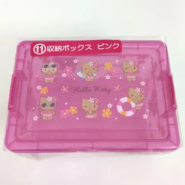 헬로키티 뽑기 수납 박스