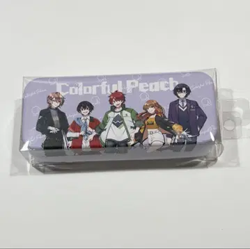 컬러풀 피치 아베일 안경 케이스