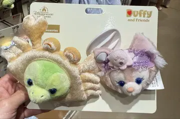 상하이 디즈니 오멜 커스터마이즈 머리띠 게 봉제 인형 리나벨