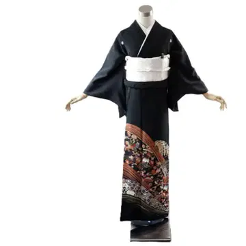 전통 예복 기모노 신장 140-153cm 오모노 t-018