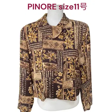 새상품급 PINORE 오리엔탈 꽃무늬 자켓 가디건 상의 겉옷