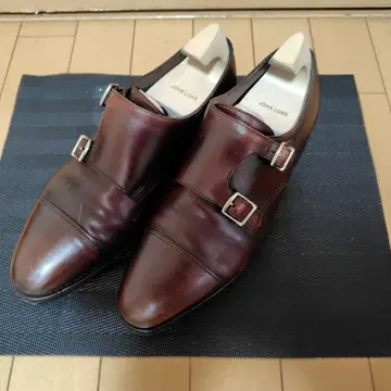 JOHNLOBB 더블 몽크 스트랩 Wiliam 슈키퍼 부속물 7e