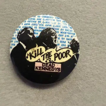 DEAD KENNEDYS 캔뱃지 80년대 빈티지