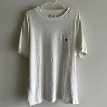 챔피온 화이트 티셔츠 X-LARGE