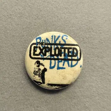 The Exploited Punks Dead 80s 빈티지 캔뱃지