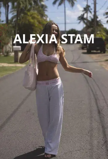 ALEXIA STAM 산리오 콜라보 스웨트 팬츠