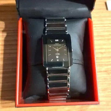테크노스(TECHNOS) 손목시계 사각 아날로그 TAM-530