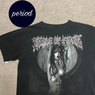 P2192 Cradle of Filth 메탈 밴딩 티셔츠 스트릿
