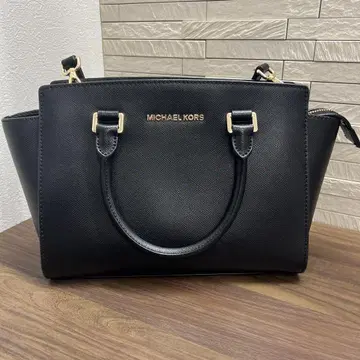 MICHAELKORS 블랙 백 핸드백 숄더 끈 포함 2WAY