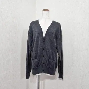 THE NATIONAL TRUST 울 100% 가디건 L 차콜