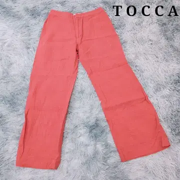 TOCCA 토카 와이드 팬츠 린넨 100% 봄/여름 캐주얼 리조트
