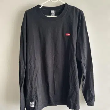 CHUMS 블랙 긴팔 티셔츠 XL