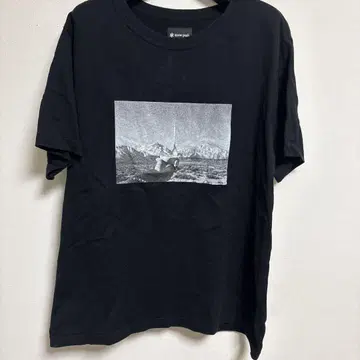 스노우피크 XL 블랙 티셔츠
