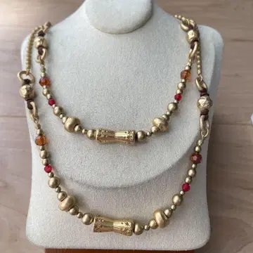 빈티지 MICHEL KLEIN 롱 목걸이
