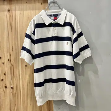 90년대 타미힐피거 피케 셔츠 구제 의류 L