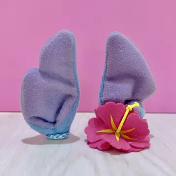 디즈니 스티치 헤어핀 머리핀 하이비스커스 귀 패치