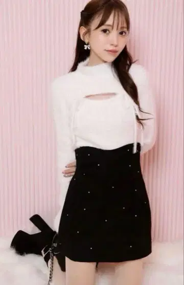 미셸 마카롱 랜덤 비쥬 미니 스커트