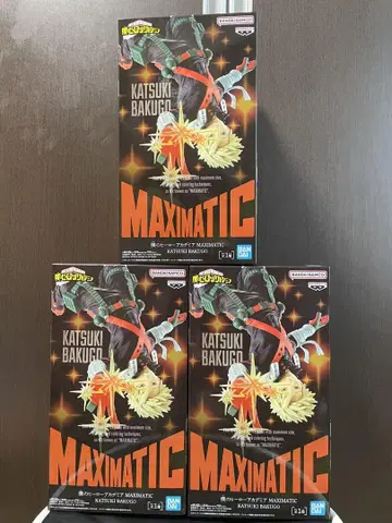 MAXIMATIC 바쿠고 카츠키 피규어 3종 세트