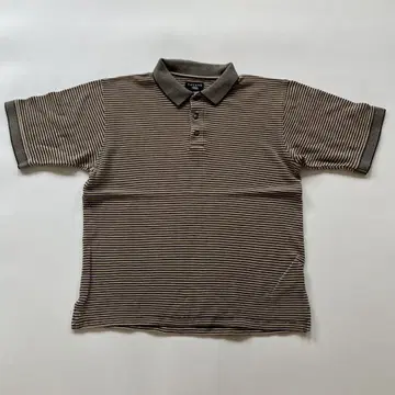 USED SAVANE 스트라이프 피케 셔츠