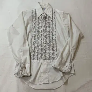 A/W 70s Lion Troy 빈티지 긴팔 셔츠 프릴 셔츠