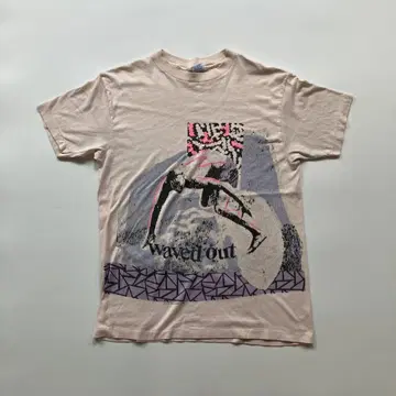 사용된 1988년형 서핑 파도 디자인 티셔츠
