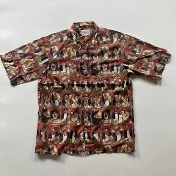 사용된 REYN SPOONER S/S 패턴 셔츠