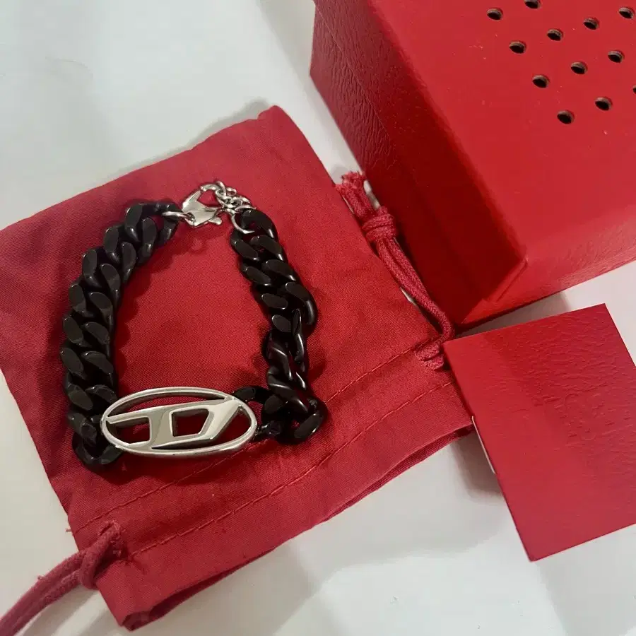 DIESEL | 디젤 Diesel Oval D Logo Chain Bracelet #디젤,#디젤