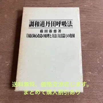 초판 조화도 단전 호흡법 후지타 레이사이 저