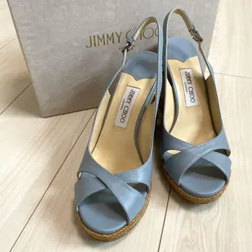 JIMMY CHOO 샌들 라이트 블루 AMELY105 40(25.5)