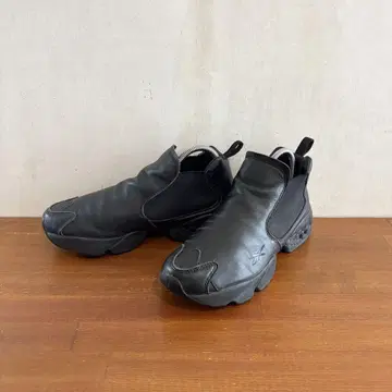 새상품급 리복 퓨리 첼시 부츠 24.0cm 가죽 블랙