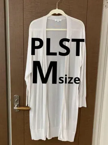 PLST 1203019 실크 블렌드 토퍼 가디건 M 그레이지