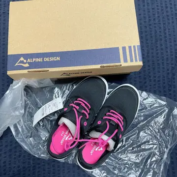 ALPINE DESIGN 스니커즈 23.0 cm 블랙/핑크