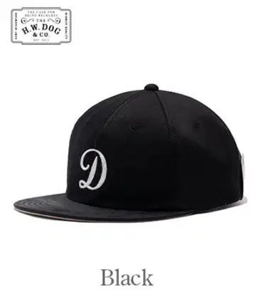 THE H.W.DOG&CO. BB CAP 블랙 black