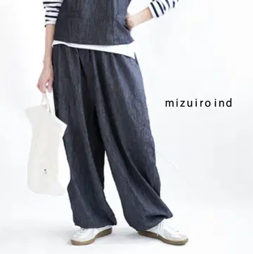 25SS mizuiro ind 데님 드로우 스트링 볼륨 팬츠