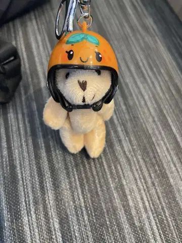 곰 헬멧 키링