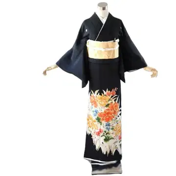 전통 예복 기모노 신장 140-154cm 오모토 t-015