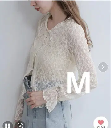 Kastane 카라 레이스 풀오버 M 사이즈