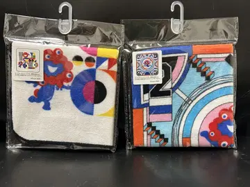 미야쿠미야쿠 컬러풀 타월 2장 세트 약 25cm x 25cm