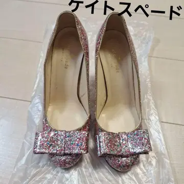 Kate Spade 케이트 스페이드 글리터 하이힐 리본 22cm