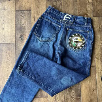 faerie vintage 데님 팬츠 자수 31 FMJ-0004