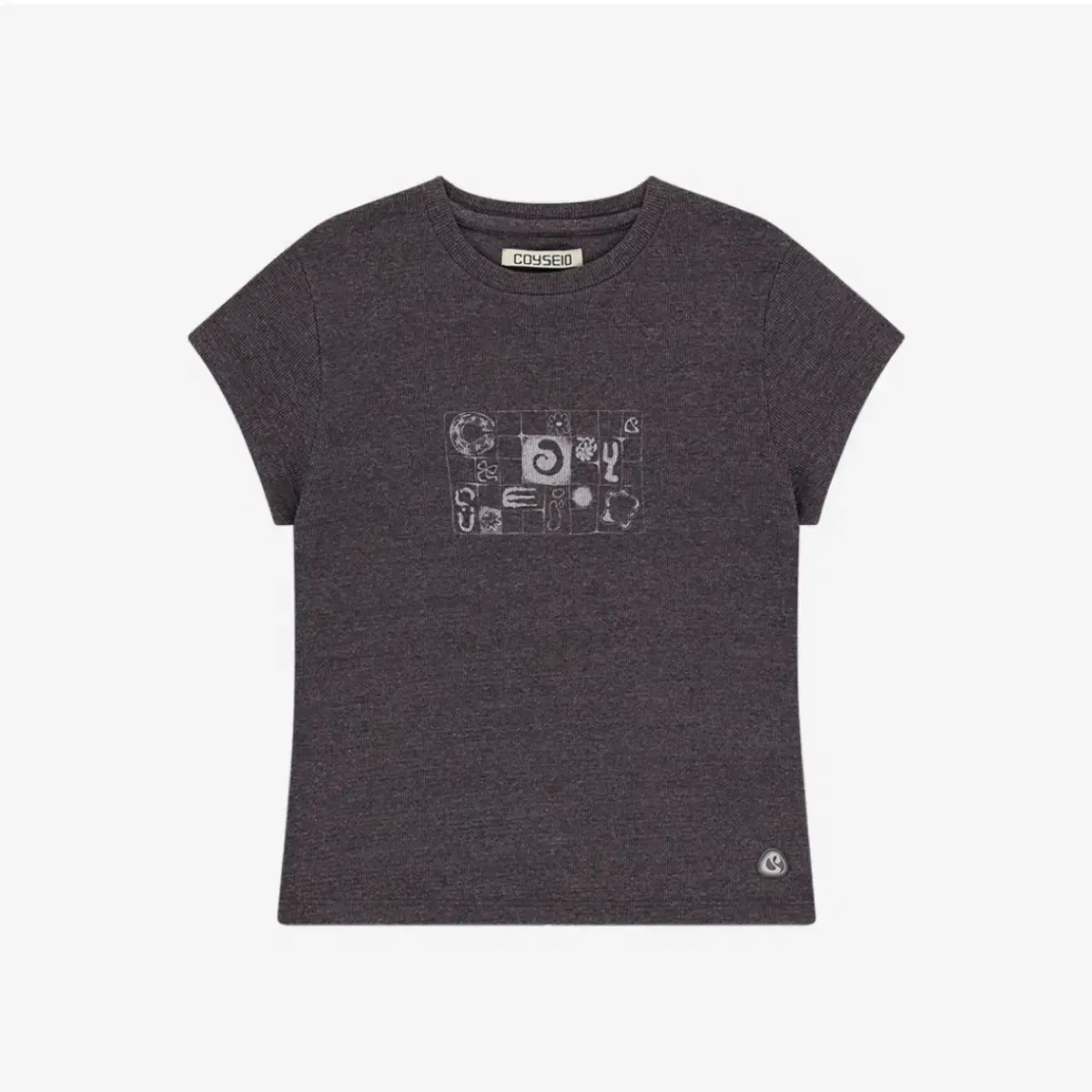★COYSEIO★ TRIPLE STAR RINGER TEE PASTEL BLUE / Gray Coyseio Triple Star Ringer Tee - Pastel Blue | International